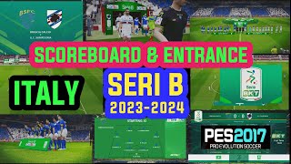 PES 2017 SERIE  BKT ITALY Support ML Update Season 2023  2024 [upl. by Ibob]