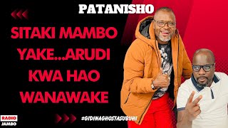 PATANISHO  SITAKI MAMBO YAKEARUDI KWA HAO WANAWAKE [upl. by Pouncey]