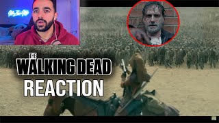 Reaction To The Walking Dead The Ones Who Live Trailer [upl. by Esmond878]