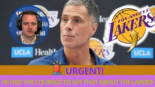 💥THE BOMB EXPLODED I CAN’T BELIEVE HE SAID THAT NO ONE EXPECTED IT LAKERS NEWS TODAY [upl. by Fineman]