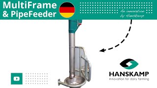 MultiFrame PipeFeeder  Präzise Kraftfuttergabe über perforierten Futtertrog im Melkstand  Hanskamp [upl. by Enella514]