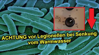 Steigt das Risiko für Legionellen beim Gas sparen amp Senken der Temperatur vom Warmwasser [upl. by Eiral]