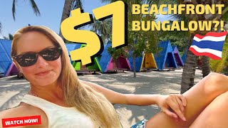 The 💰CHEAPEST💰 7 Beachfront Bungalow on Koh Samui Thailand …And it’s PARADISE🌴 EP50 [upl. by Kcirdle204]