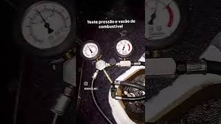 Teste pressão e vazão de combustível fiat uno unoway mecanica reparador injeção diagnostico [upl. by Naahs]