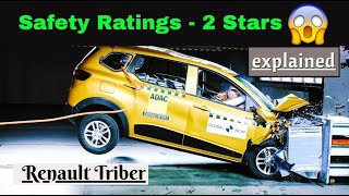 Global NCAP Rating Renault Triber 2024  Scored Only 2 Stars  Explaned  Renault Triber Crash Test [upl. by Juxon559]