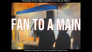 Lil LA Marz  Fan To A Main Official Lyric Visualizer [upl. by Nerac]