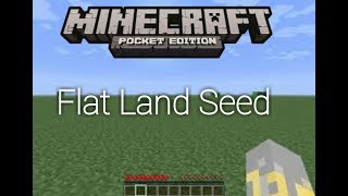 Flat Land Seeds in Minecraft  good for building houses [upl. by Atiuqel]