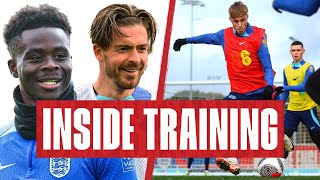 Palmer The Rondos King DJ Grealish amp Trent v Kane Speed Test  Inside Training  England [upl. by Oiramej543]