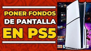 COMO CAMBIAR FONDO PANTALLA PS5 [upl. by Chadabe]