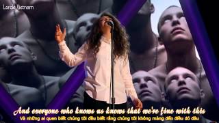 Lyrics  Vietsub Lorde  Royals Live at Grammy Nominations Concert 2013  Lorde Vietnam [upl. by Latihs]