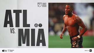 Atlanta United vs Inter Miami  Audi 2024 MLS Cup Playoffs  Full Match Highlights [upl. by Yankee681]