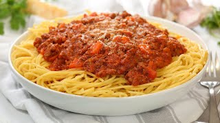 Bolognese Sauce  How To Make The Best Pasta Sauce Ever [upl. by Jone]