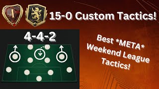 MY 150 442 CUSTOM TACTICS BEST META FC25 TACTICS [upl. by Rusel]