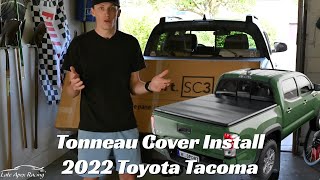 Installing a Tonneau Cover on a 20162023 Toyota Tacoma Worksport Product Review [upl. by Dohsar427]