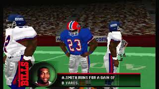 Madden NFL 2000 giants vs bills at buffalo [upl. by Chandless933]