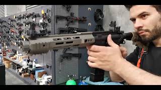 KJ WORKS M4 RIS CARBINE C8 GBB [upl. by Attekahs]