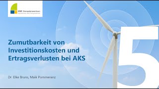 Zumutbarkeit von Investitionskosten und Ertragsverlusten bei AKS 24102024 KNE [upl. by Eelorac]