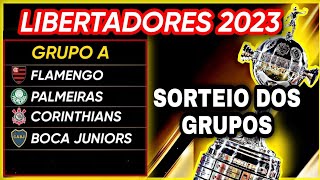 Libertadores 2023 Sorteio dos Grupos [upl. by Bonnee598]