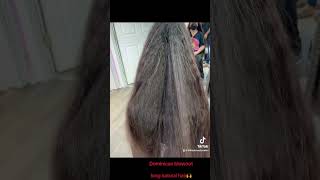 Natural hair Dominican blowout [upl. by Magulac]