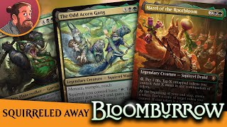 Golgari Squirrels and Food  Bloomburrow Commander Precon MTG Spoilers [upl. by Trinia]