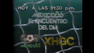 Comerciales MayoJunio Mundial México 1986 Canal 5 [upl. by Iaverne]