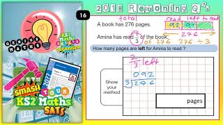 2018 KS2 Maths SATs Paper 3 Q16 [upl. by Spratt53]