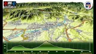 quot100 km del Passatorequot FirenzeFaenza  sorvolo 3D [upl. by Arrik]