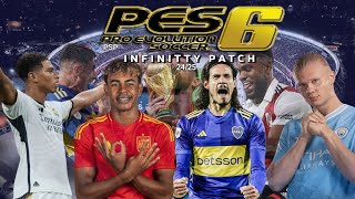 PES 6 INFINITTY PATCH BETA 1  TyC eFootball [upl. by Crescen826]