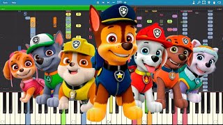 IMPOSSIBLE REMIX  Paw Patrol Theme Song  Piano Cover [upl. by Ahtibat]