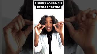 3 SIGNS YOUR HAIR NEEDS PROTEIN 💁🏾‍♀️ [upl. by Ynots895]