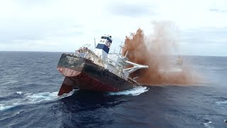 2024 Container and Cruise Ships Sinking Scary Footages [upl. by Diamante]