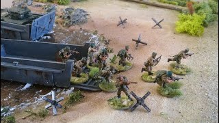 German Volksgrenadiers Vs Royal Marine Commandos  1000pts Late War  Bolt Action 2nd Ed [upl. by Atrebor]