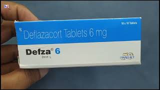 Defza 6 Tablet  Deflazacort Tablets 6 mg  Defza 6mg Tablet Uses Side effects benefits Dosage [upl. by Eeresid]