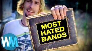 Top 10 MOST Hated Rock Bands [upl. by Hurd]