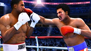 George Foreman vs Anthony Joshua FULL FIGHT  Fight Night Champion AI Simulation [upl. by Llireva362]