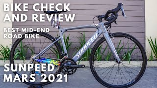 Best MidEnd Road Bike  Sunpeed Mars 2021 Bike Check  PRICE AND SPECS [upl. by Haelat]