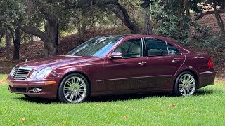 Barolo Red Metallic 2008 MercedesBenz E350 W211 Walk around [upl. by Ajtak]