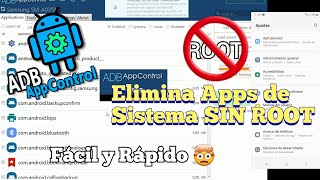 Desinstalar Apps de sistema SIN SER ROOT [upl. by Akilam416]