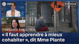 Itinérance à Montréal  « cest une crise de société » dit Valérie Plante [upl. by Offen]