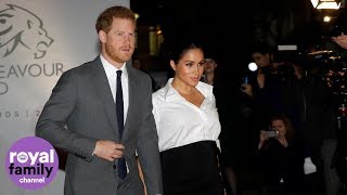 Duke and Duchess of Sussex praise armed forces at Endeavour Fund Awards [upl. by Ahsille]