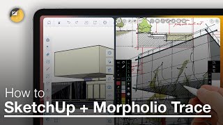 How to Draw on 3D Models  SketchUp for iPad to Morpholio Trace Tutorial for Drawing amp Design [upl. by Allrud]