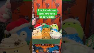 5 inch christmas squishmallows at toyworld [upl. by Nawtna828]