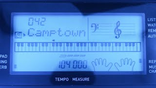 Camptown Races  Casio Demo Songs 42 [upl. by Ellehsem]