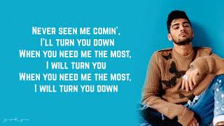 ZAYN  Entertainer Lyrics [upl. by Sheri962]