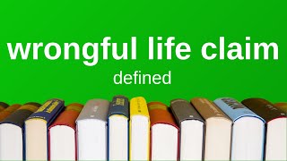 Wrongful Life Claim  Explained Simply Torts [upl. by Icnarf]