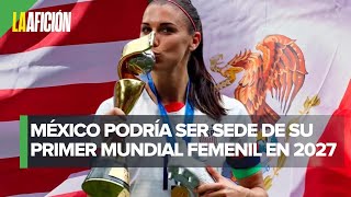 México y Estados Unidos anuncian candidatura para ser sede de Mundial Femenil 2027 [upl. by Weinshienk]