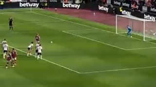 Gol de Gianluca Scamacca Goal Vs Fulham  West Ham United Vs Fulham [upl. by Notrub881]