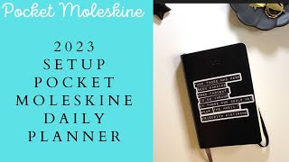 I am back with My FIRST Pocket Moleskine Daily 2023 Setup amp Planner Chat [upl. by Deane106]