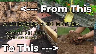 Save Money on Raised Bed Soil with This Simple Trick [upl. by Eduino]