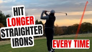 How To Hit Longer Straighter Iron Shots [upl. by Sualk]